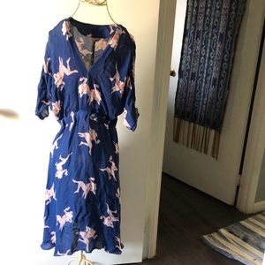 Tucker blue market dress